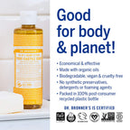 Dr. Bronner's - Pure-Castile Liquid Soap Variety Pack - Citrus, Tea Tree, Rose, & Eucalyptus, Made with Organic Oils, 18-in-1 Uses: Face, Body, Hair, Laundry, Pets & Dishes (8oz, 4-Pack)