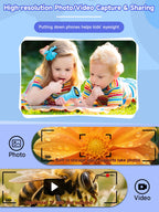 Acoath Microscope for Kids, 1000X Handheld Digital Miniscope with 2.0" Screen, Portable Pocket Microscope Education Toys Gifts for Age 3 4 5 6 7 8 9 10 Girls Boys