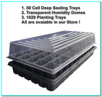 Nothers RooTrimmer 50 Cell, 10pcs-Pack Thick Durable Seedling Plastic Nursery Trays (GGQB50, 10/20) 1