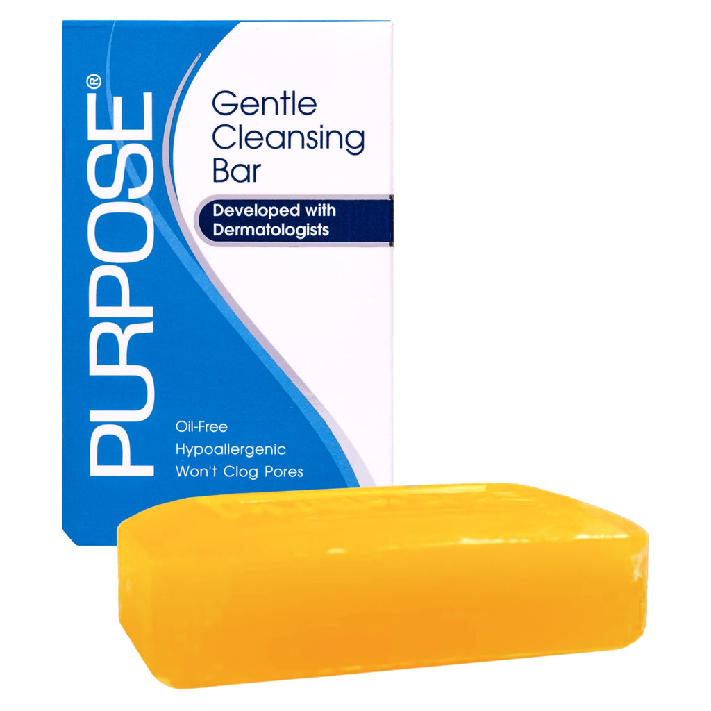 PURPOSE Gentle Cleansing Bar, 6 Ounces (Pack of 3)