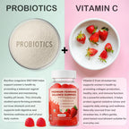 DEXOV Vaginal Probiotic Feminine Gummies for Women – pH Balance Support & Vitamin C, Strawberry Flavor, Vegan, Sugar-Free, Non-GMO, 60 Gummies (30 Servings)