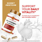 Sweet Restore Glycogen Support - Official Sweet Restore Capsules Advanced Formula with All Natural Ingredients, SweetRestore Glyco Pills for Wellness & Health, 60 Capsules for 1 Month