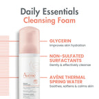Avène Cleansing Foam Face Wash, Soap-free, Sensitive Skin