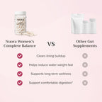 Nuora Biofilm Probiotic | Pineapple Probiotics for Women to Boost Metabolism, Support All-Day Energy, Help Puffiness & Bloating | Natural, Vegan, & Gluten-Free | 60ct of Nuora Gut Health Capsules