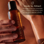 Crowned Skin Empire Body Oil Cologne for Men | Smoky Citrus Musk | New Moisturizing Formula Scented with Lemon & Lavender | Infused with Natural Jojoba & Grapeseed Oil | All-Day Fragrance | 4oz
