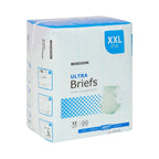 McKesson Ultra Briefs, [48 Count], XXL, 63-69 in. Incontinence Adult Diapers with Tabs, Heavy Absorbency, Unisex, Disposable, Elastic Leg Gathers and Contoured Fit for Men and Women