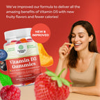 Natures Craft Vitamin D3 Gummies for Daily Wellness - Delicious Vitamin D Gummies for Adults with D3 2000IU per Serving Bone Muscle & Immune Support - Non-GMO Gelatin & Gluten Free - 120 Count