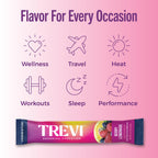TREVI™ Everyday Sugar Free Electrolytes - Essential Drink Mix Hydration Powder Packets - 28 Count - Berry Lemonade
