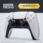 KontrolFreek FPS Freek Galaxy Black for PlayStation 4 (PS4) and PlayStation 5 (PS5) | Performance Thumbsticks | 1 High-Rise, 1 Mid-Rise | Black (Limited Edition)