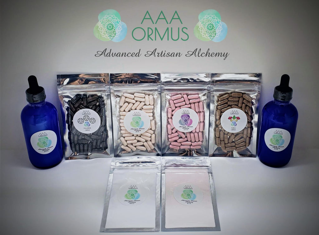 AAA Ormus - Rose Capsules - 60 Count - Premium Ocean Mineral Blend - Vegan Formula
