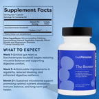 GutPersonal The Booster Targeted Probiotic for Gut Health: Boost Good Bacteria, Reduce Bad Bacteria, and Support The Immune System with 5 Billion CFU Saccharomyces Boulardii, Capsules, 60 Servings