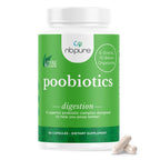 nbpure Poobiotics, Vegan Pre & Probiotics – Gut Health & Microbiome Balance Support for Men & Women – Supports IBS, Diarrhea, Constipation, Leaky Gut Relief – Lactobacillus & Bifidobacterium