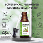 bogomo Soursop Bitters Liquid 2 Fl Oz, Soursop Graviola Leaf Extract Liquid Drop, Soursop Multivitamin Liquid Drops Organic for Cell Support, Immune System, Relax