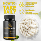 (5 Pack) Lean Peak Capsules, Advanced Formula Lean Peak Pills with Natural Ingredients, Maximum Strength Leanpeak Health and Wellness Multivitamin, Leanpeak Pills for Women and Men (300 Capsules)