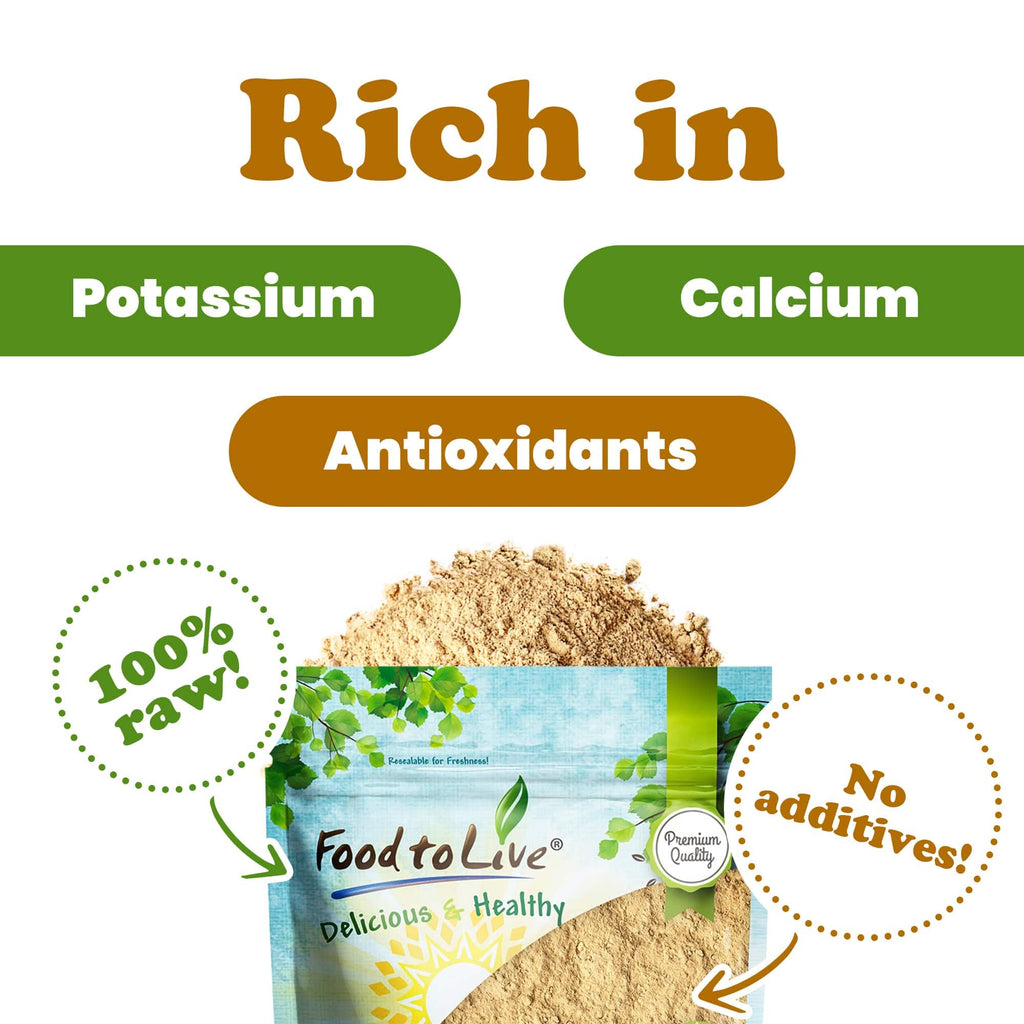 Food to Live Yellow Maca Powder, 16 Pounds – Raw Ground Maca Root, Vegan, Kosher, Keto, Non-Gelatinized, Bulk, Rich in Vitamin C