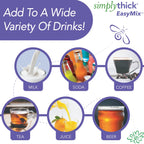 SimplyThick EasyMix | 302 Servings | Gel Thickener for those with Dysphagia & Swallowing Disorders | Won't Alter The Taste of Liquid | Easy to Prepare | Large 55 Fl Oz Bottle with Pump