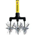 Heavy-Duty Rotary Cultivator with 2X Steel Tines for All Soil Types - Till, Aerate, Weed & Mix Soil | 60" Extra Long Handle