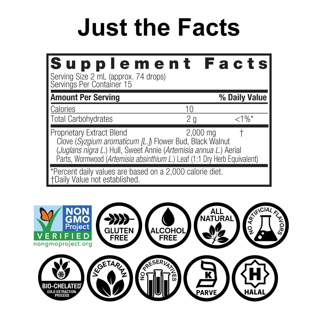 Nature's Answer Black Walnut and Wormwood (Value Pack of 3)