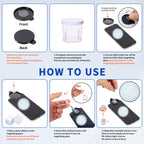Sperm Magnifying Glass, Suitable for Semen Observation,Home Sperm Testing, Male Fertility Observation, Can be Used 100 Times,Quick Result