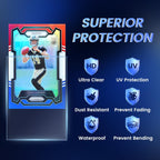 10000ct Clear Card Sleeves for Trading Cards, Baseball Sports Soft Sleeves, Ultra Soft Plastic Card Protector Sleeve for Football, MTG, PKM, Game, Standard Cards