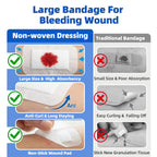 Niceful Adhesive Gauze Bandages 2"x3", 50Pcs