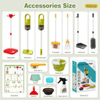 Dreamon Cleaning Set for Children - 14Pcs Toy Cleaning Set with Toy Vacuum