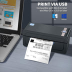 JADENS Bluetooth Thermal Shipping Label Printer, Wireless 4x6 Label Printer