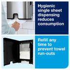 Tork Xpress Multifold Paper Towel Dispenser Stainless Steel H2, 463002