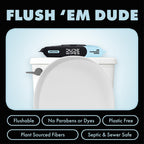 DUDE Wipes Fragrance Free Hemorrhoid Flushable Wipes - 3 Pack (144 Count) - Extra-Large, Medicated with Witch Hazel for Soothing Relief - Septic and Sewer Safe