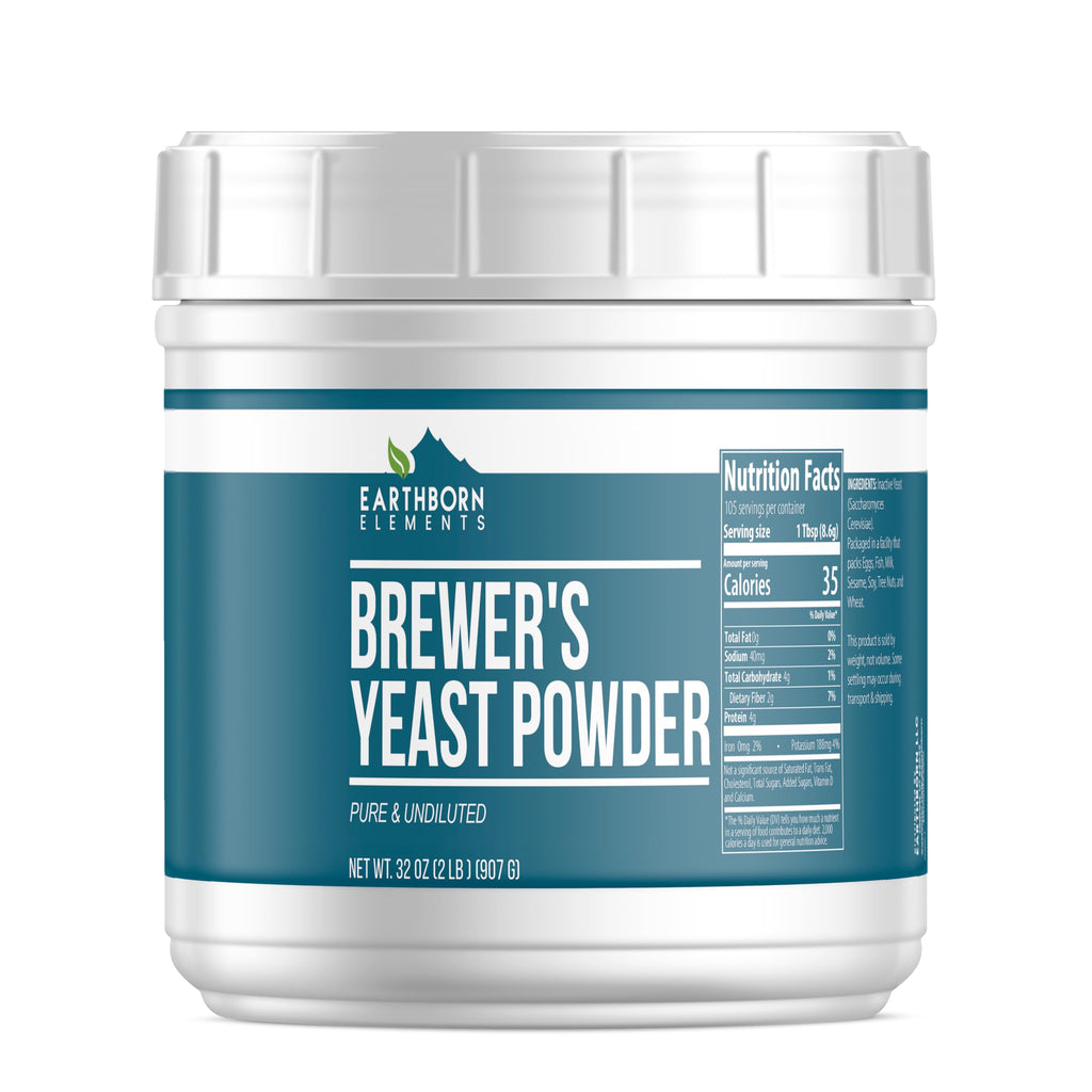 Earthborn Elements Brewer’s Yeast, Pure & Undiluted, Inactive Yeast (2 Pound)