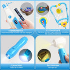 Doctor Kit for 3-5, 21 PCS Pretend Play Set Toys