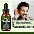 Tinnitus Fix Drops, Official TinnitusFix Tinnitus Relief for Ringing Ears, Advanced Ear Health Support Supplement Liquid Drop All Natural for Healthy Ringing Ear, Tinnitus Fix Dropper Reviews (2 Pack)