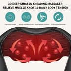 WERTYI Neck Massager with Heat Deep Tissue Electric 3D Kneading