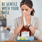 Finetouch 2-Ply Facial Tissues – 6 Boxes of 130 Soft Tissues (780 Total) – Strong & Gentle Tissue for Home, Office, or Travel Use