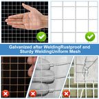 Land guard 48 inch×100 ft Black Vinyl Coated Hardware Cloth, 19 Gauge 1/2 inch Black PVC Hardware Cloth, Welded Wire Fence Supports Poultry Netting Cage Fence…………