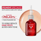Vichy LiftActiv B3 Serum, 8% Niacinamide + Melasyl + Glycolic Acid, Anti-Aging Dark Spot Corrector for Uneven Skin Tone, Lightweight Face Serum for Women & Men, Non-Sticky
