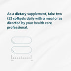 Cooper Complete - Advanced Omega 3 - Fish Oil Supplement, Concentrated EPA + DHA Omega-3 Fatty Acids 1400 mg - 60 Softgels per Bottle. Pack of 2