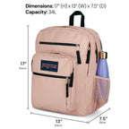 JanSport Laptop Backpack - Computer Bag with 2 Compartments, Ergonomic Shoulder Straps, 15” Laptop Sleeve, Haul Handle - Navy