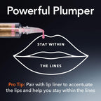 Dr Dennis Gross DermInfusions Plump + Repair Tinted Lip Treatment, Brown - Visibly Plumps & Defines Lips with Hyaluronic Acid & Peptides - Repairs Moisture Barrier - 4 mL