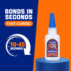 Super Glue Clear 30 g(1.06 oz.), Strong Fast Drying Waterproof Liquid Adhesive for Plastic, Metal, Wood, Rubber, Ceramic, Leather Repair,Rhinestone Jewelry, DIY Crafts Glue for the Office