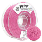YXPOLYER Flexible PLA Food-Grade 92A Soft PLA 3D Printer Filament 1.75mm 1KG for Printing Dog Chew Toys and Highly Elastic Bouncy Airless Basketball Pet Ball, Pink
