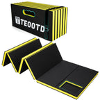 TEOOTD 1.2" Extra Thick Foldable Mechanic Mat, Kneeling Pad with Magnetlc Tool Compartment, Waterproof Comfortable EVA Mat with Handle & Storage Belt for Workshop Repairing,Gardening 47.3x17.3x1.2