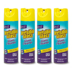 Invisible Glass 91160-4PK Premium Aerosol Glass and Window Foaming Cleaner Spray – Cleans Glass, Windows, Mirrors, Shower Doors, and More – Streak-Free, Ammonia-Free, Tint-Safe – 19 oz (Pack of 4)