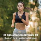 WACHRAY Berberine Supplement 1500mg - Berberine with Ceylon Cinnamon, Berberine HCl 97% Purity Complex Supplements, Non-GMO Vegan, 90 Capsules