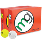 MG Golf Balls Senior Longest with Speed, Distance, & Maximum Enjoyment (1-Dozen) Choose from Classic White or Optic Yellow
