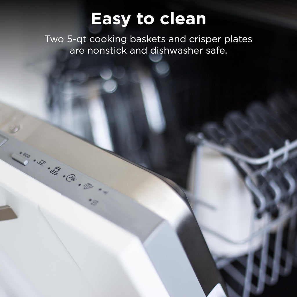 Ninja Foodi Air Fryer, 10 Qt DualZone, 6-in-1, Black, DZ302