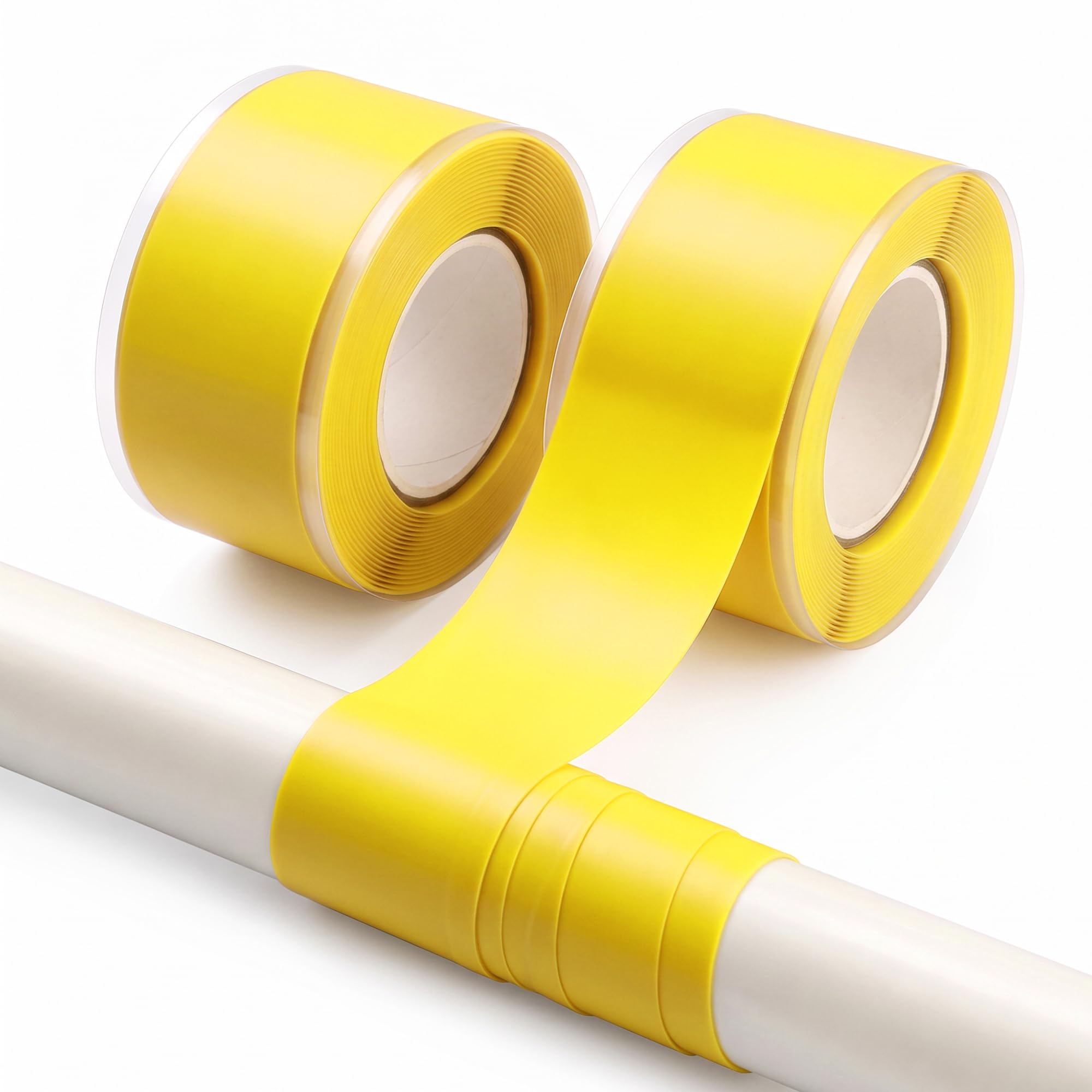 Self Fusing Silicone Tape 2 Rolls Emergency Plumbing Repair 1 In x 10 Ft