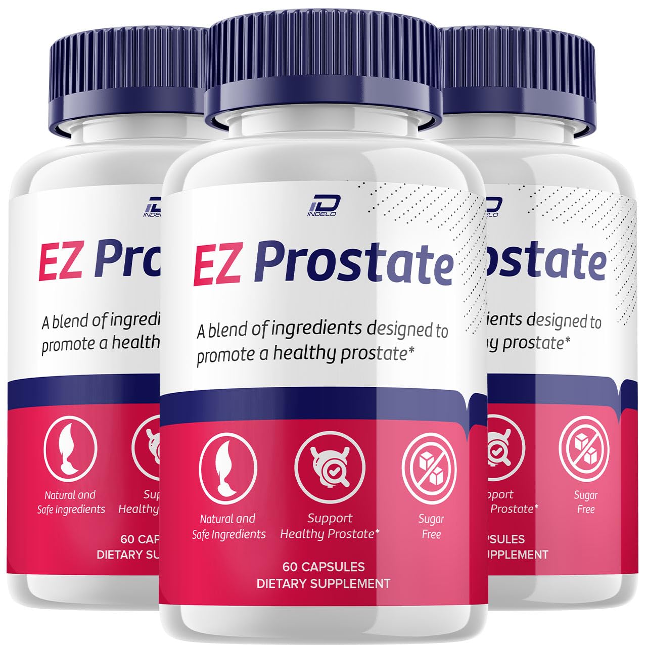 EZ Prostate Supplement for Men – EZProstate Pills Advanced Formula Supplements EZ Prostate for Men Health Supplement, Reviews (3 Pack - 180 Capsules)