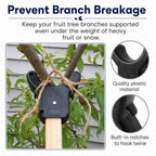 Tree Branch Crutch – Prevent Broken Limbs - Pole Sold Separate (2-Pack)