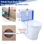 Toilet Flush Valves, THU224 2-Inch Dual Flush Valve Replacement with Mounting Nut for Two Piece Toilets Compatible with TOTO Aquia Toilet Tank ST412M